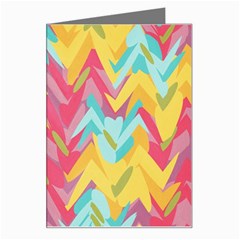 Paint Strokes Abstract Design Greeting Card by LalyLauraFLM