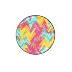 Paint Strokes Abstract Design Hat Clip Ball Marker (4 Pack)