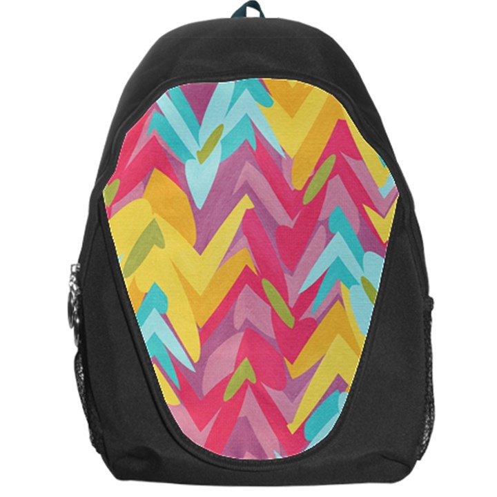 Paint strokes abstract design Backpack Bag