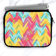 Paint Strokes Abstract Design Apple Ipad 2/3/4 Zipper Case