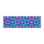 Blue purple squares pattern Sticker (Bumper) Front