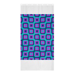 Blue Purple Squares Pattern Shower Curtain 36  X 72  (stall) by LalyLauraFLM