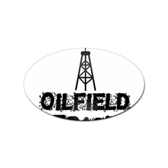 Oilfield Trash Sticker (oval) by oilfield