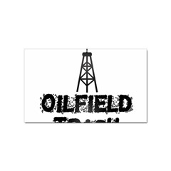 Oilfield Trash Sticker (rectangle) by oilfield