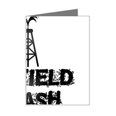 Oilfield Trash Mini Greeting Card by oilfield