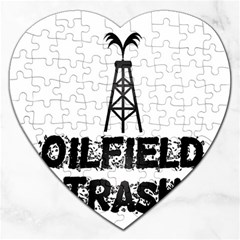 Oilfield Trash Jigsaw Puzzle (heart)