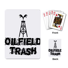 Oilfield Trash Playing Cards Single Design by oilfield