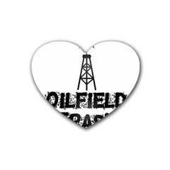 Oilfield Trash Drink Coasters (heart) by oilfield