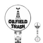 Oilfield Trash Stainless Steel Nurses Watch Front