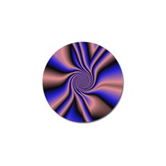 Purple Blue Swirl Golf Ball Marker (4 Pack)