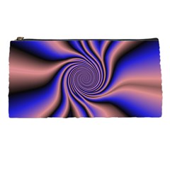 Purple Blue Swirl Pencil Case by LalyLauraFLM