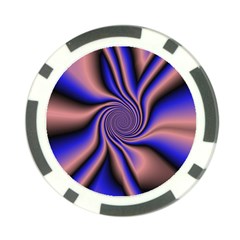 Purple Blue Swirl Poker Chip Card Guard (10 Pack)