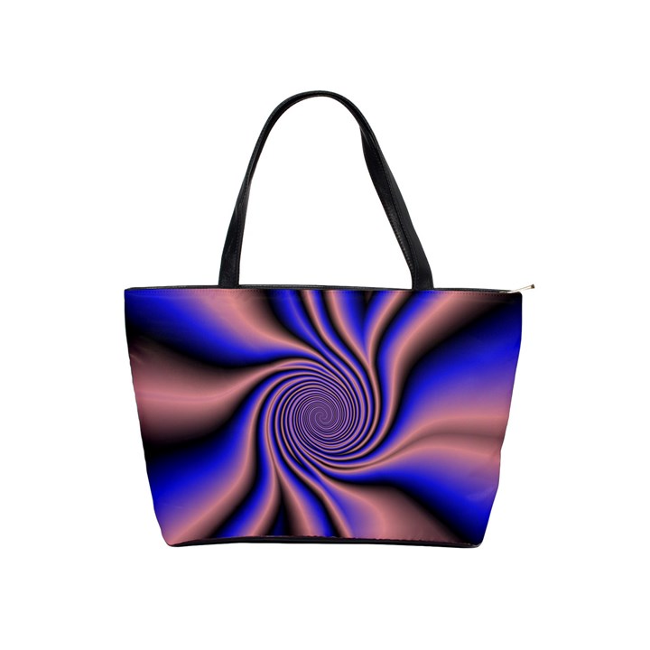 Purple blue swirl Classic Shoulder Handbag