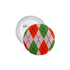 Argyle Pattern Abstract Design 1 75  Button