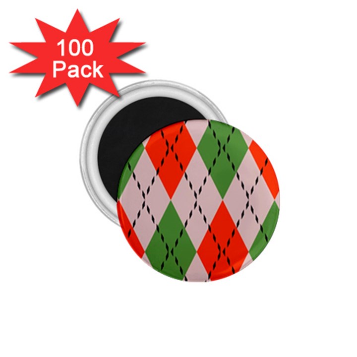 Argyle pattern abstract design 1.75  Magnet (100 pack) 