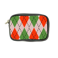 Argyle Pattern Abstract Design Coin Purse by LalyLauraFLM