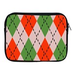 Argyle pattern abstract design Apple iPad 2/3/4 Zipper Case Front