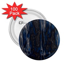 Blue Black Texture 2 25  Button (100 Pack)