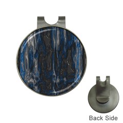 Blue Black Texture Golf Ball Marker Hat Clip