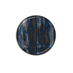 Blue Black Texture Hat Clip Ball Marker (4 Pack) by LalyLauraFLM