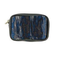 Blue Black Texture Coin Purse by LalyLauraFLM