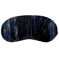 Blue Black Texture Sleeping Mask