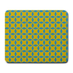 Blue Diamonds Pattern Large Mousepad by LalyLauraFLM