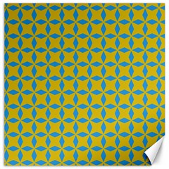 Blue Diamonds Pattern Canvas 12  X 12 