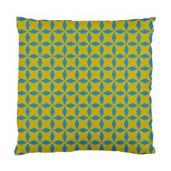 Blue Diamonds Pattern Standard Cushion Case (two Sides)