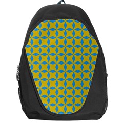 Blue Diamonds Pattern Backpack Bag by LalyLauraFLM