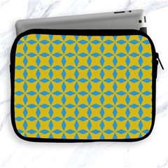 Blue Diamonds Pattern Apple Ipad 2/3/4 Zipper Case by LalyLauraFLM