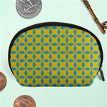 Blue diamonds pattern Accessory Pouch (Large) Front