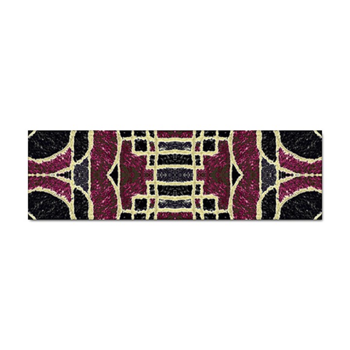 Tribal Style Ornate Grunge Pattern  Bumper Sticker 10 Pack