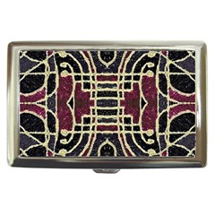 Tribal Style Ornate Grunge Pattern  Cigarette Money Case by dflcprints