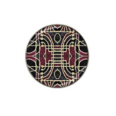 Tribal Style Ornate Grunge Pattern  Golf Ball Marker (for Hat Clip) by dflcprints