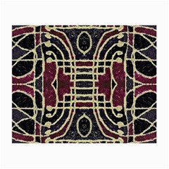 Tribal Style Ornate Grunge Pattern  Glasses Cloth (small) by dflcprints