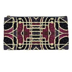 Tribal Style Ornate Grunge Pattern  Pencil Case by dflcprints