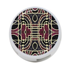 Tribal Style Ornate Grunge Pattern  4-port Usb Hub (two Sides) by dflcprints