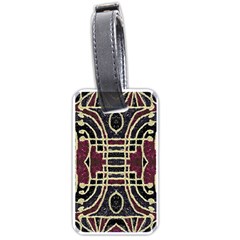 Tribal Style Ornate Grunge Pattern  Luggage Tag (one Side)