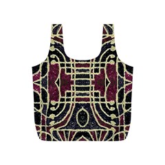 Tribal Style Ornate Grunge Pattern  Reusable Bag (s) by dflcprints