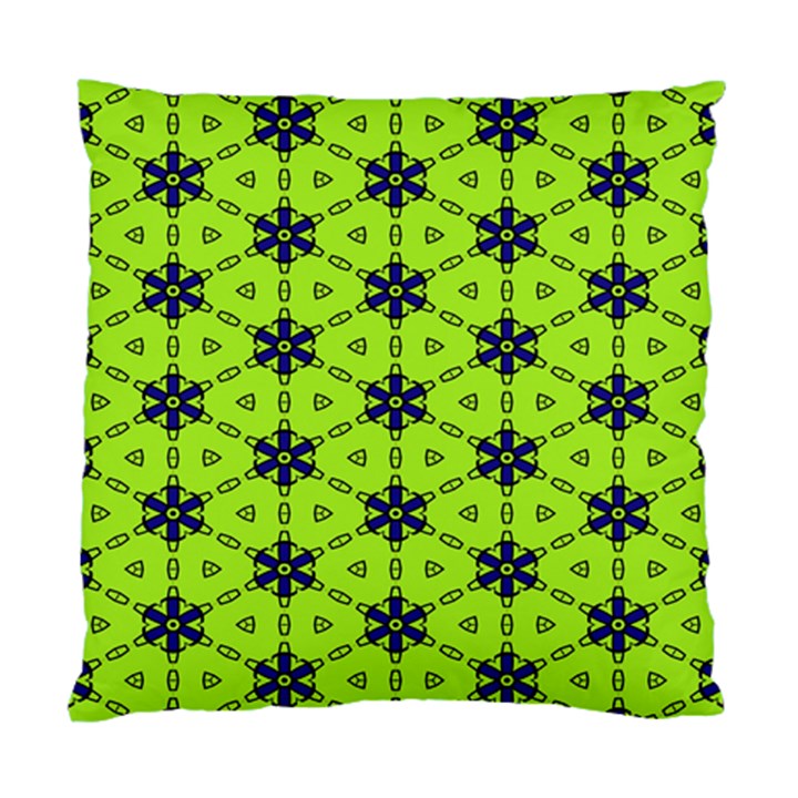 Blue flowers pattern Standard Cushion Case (Two Sides)