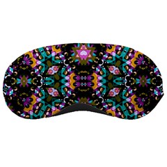 Digital Futuristic Geometric Pattern Sleeping Mask by dflcprints