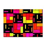 Squares and rectangles Sticker A4 (100 pack) Front