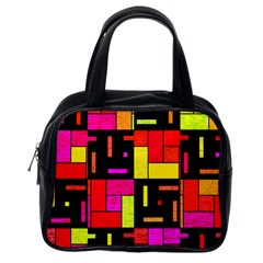 Squares And Rectangles Classic Handbag (one Side)