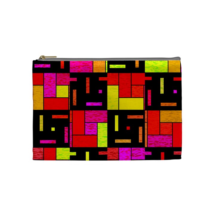 Squares and rectangles Cosmetic Bag (Medium)