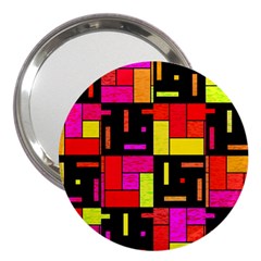 Squares And Rectangles 3  Handbag Mirror