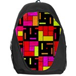 Squares and rectangles Backpack Bag Front