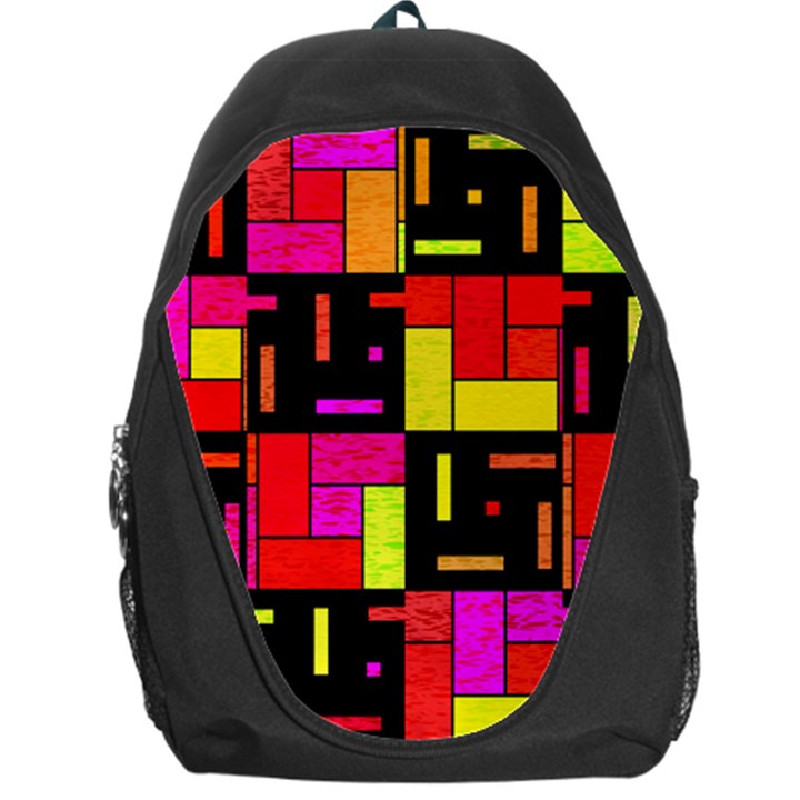 Squares and rectangles Backpack Bag