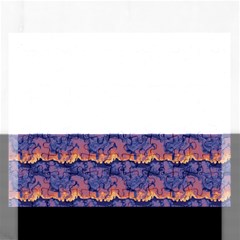 Pink Blue Waves Pattern Jigsaw Puzzle (rectangular) by LalyLauraFLM