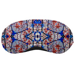 Floral Pattern Digital Collage Sleeping Mask